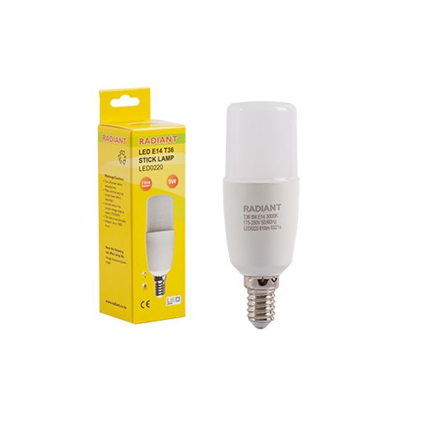 Radiant - LED Stick Lamp E14 9w 3000K