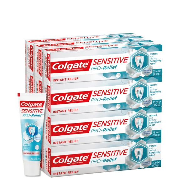 Colgate Pro-Relief Sensitive Instant Relief Sensitive Toothpaste, 12 X 75ml