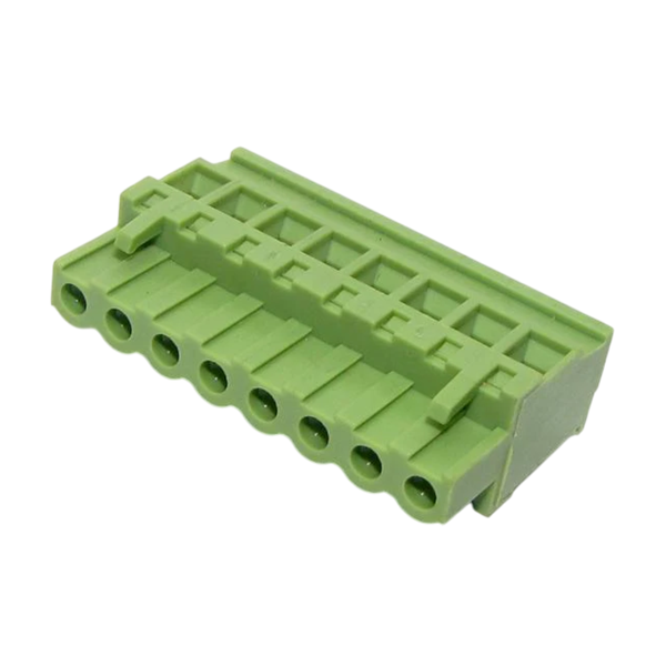 MRT3P5,08-8V01E 5.08mm 8-Way Pluggable Screw Clamp Terminal Block 12A 250V