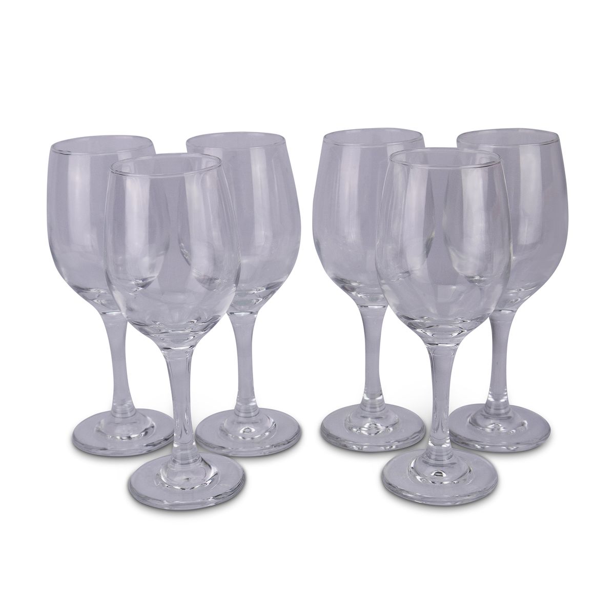 Wine Glass Set - Glassware - Clear - 6 Piece | Buy Online in South ...