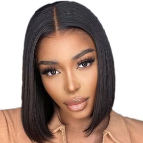 Glueless Full Frontal Bob Wig 10inch | Shop Today. Get it Tomorrow