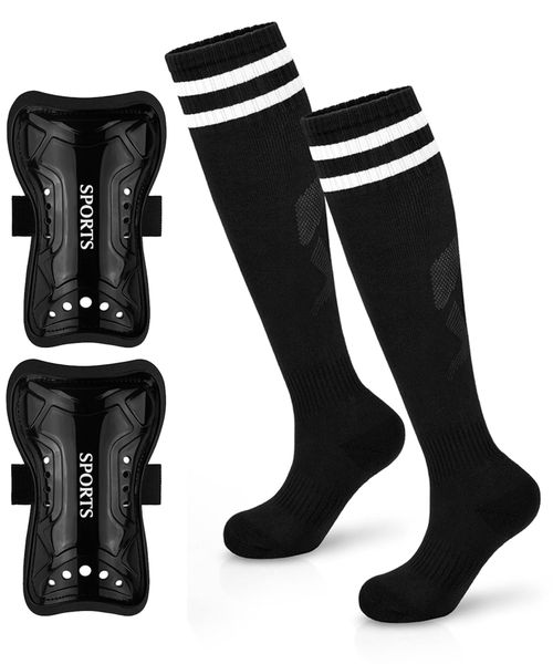 Youth Soccer Shin Guards and Socks for Girls and Boys