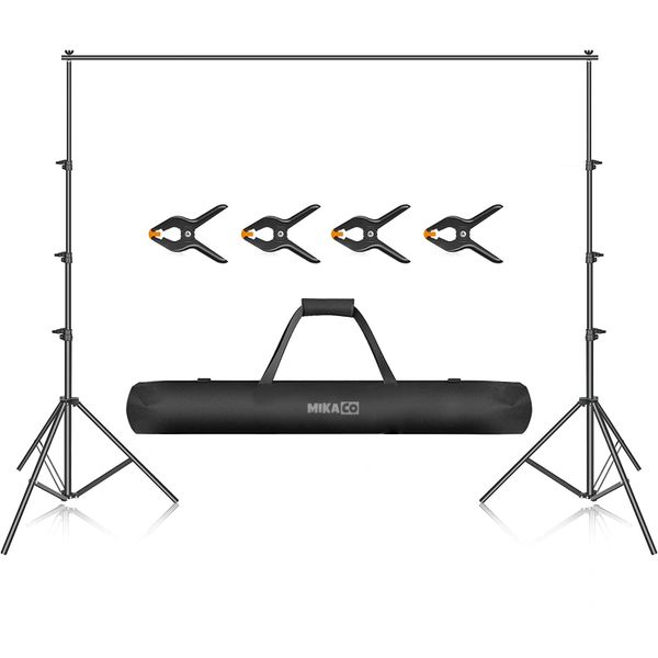 MIkaco 2.6x3 Meter Photography Backdrop Stand