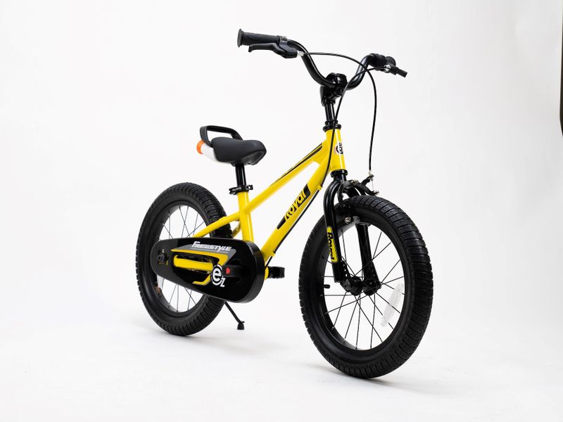 RoyalBaby Kids Bike 16'' EZ Yellow/Blk , Ages 4-7 ,2-in-1-Balance to Pedal
