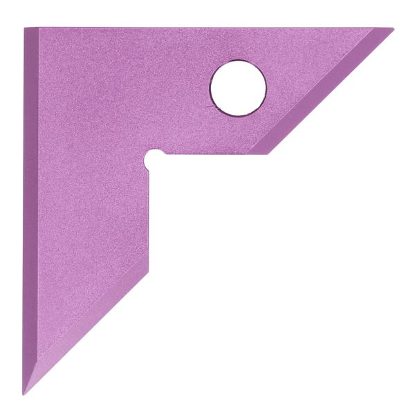 Purple 45 /90 Precision Aluminium Mitre Square