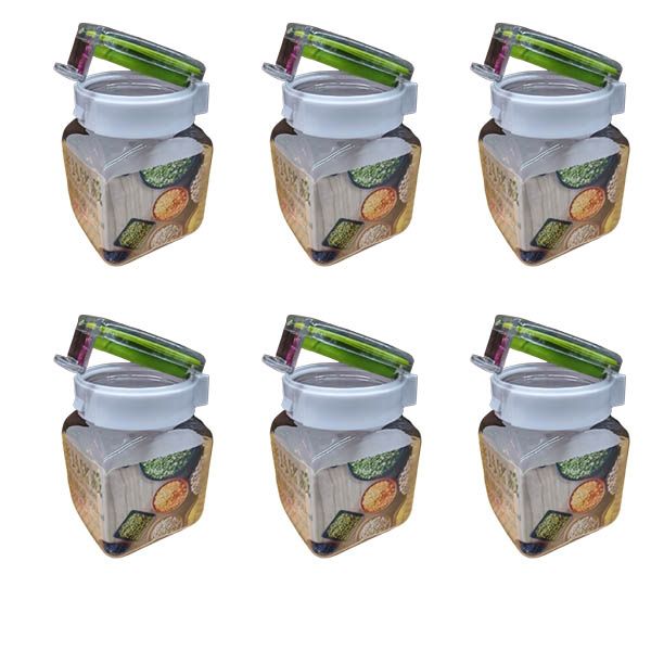 Food Jar Containers Airtight with Flip-Top Lid - 1700 ml