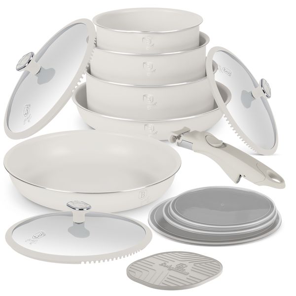 Berlinger Haus Sahara Marble Collection - 13-Piece Cookware Set