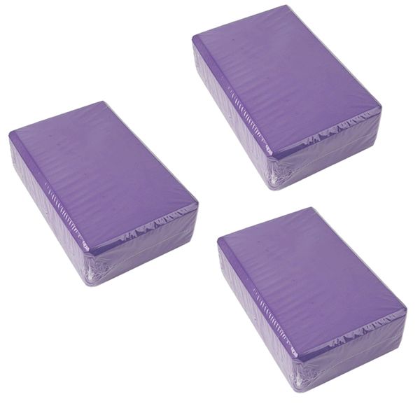 Yoga Bricks Exercise Bricks Yoga Supplies Purple