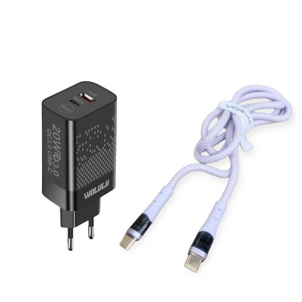 Ultimate Charging Solution: Type-C Cable and Dual-Port Fast Charger