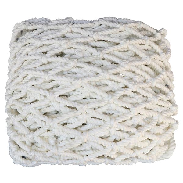Garden White Nylon Rope Fence Mesh Net - 10m