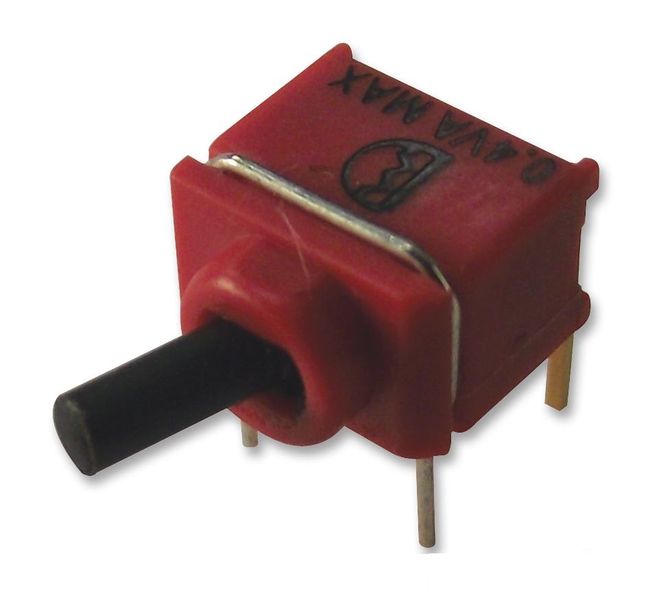 Multicomp Pro (2US1T1A1M6RE) Toggle Switch, On-On, SPDT, Non Illuminated