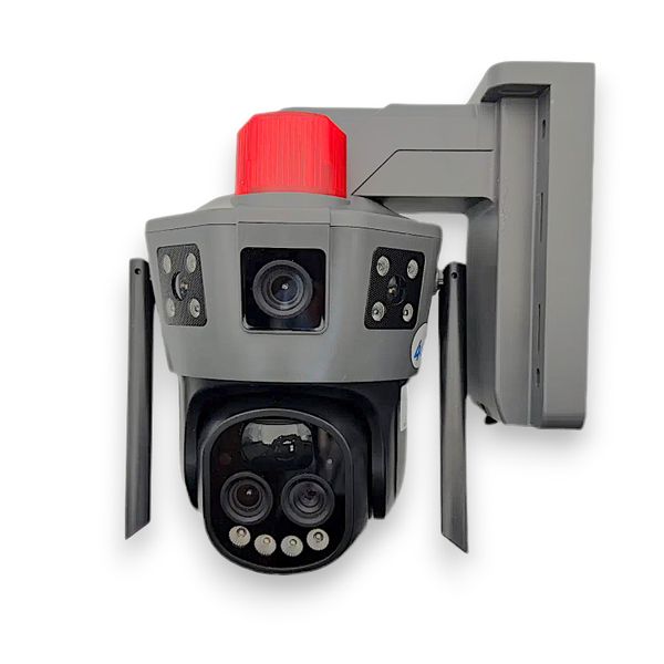 Outdoor 10x Zoom Wireless Solar CCTV Surveillance Camera with Night Vision