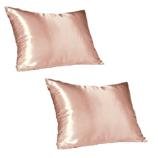 Dear Deer Rose Gold Satin Pillow Slip - Standard ( Pack of 2 )