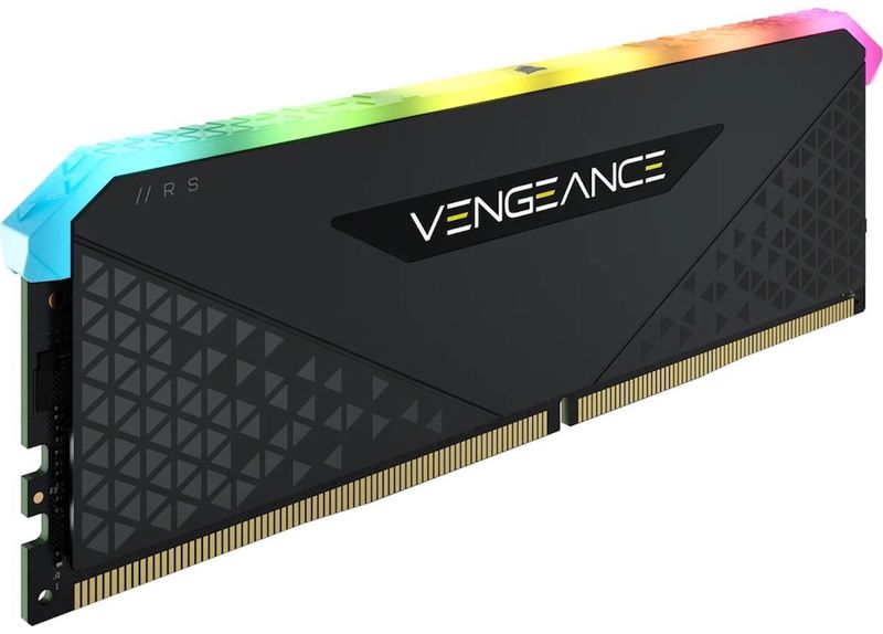 Corsair VENGEANCE® RGB RS 8GB ( - (1 x 8GB) DDR4 DRAM 3200MHz C16 Memory Kit - 16-20-20-38 - 1.2V - Black