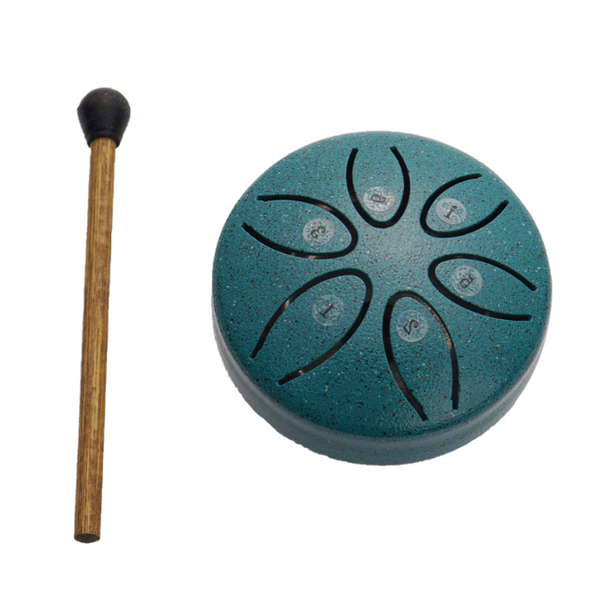 Steel drum, 6 notes, 3 inches, music education, portable