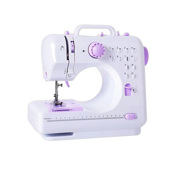 Household Sewing Machine - 12 Stitches, Overlock, Foot Pedal, Dual Power