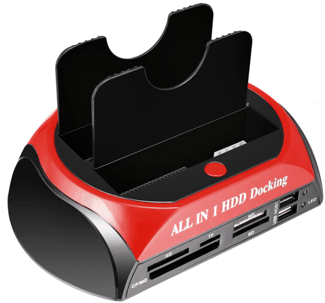 Cell N Tech All-in-1 Dual Hard Drive HDD Docking Station