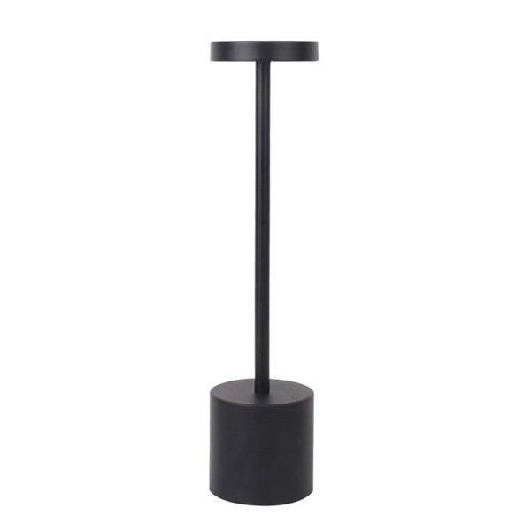 Modern Rechargeable LED Table Lamp Metal Desk Lamp With Touch I-Shaped
