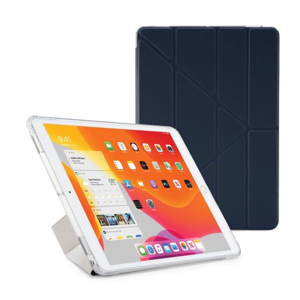 blue Origami Flip Cover &amp; Stand Compatible With iPad Air 10.9" (4th &amp; 5th Gen)