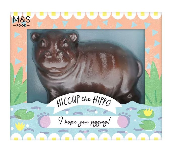 M&amp;S Collection Hiccup the Hippo Chocolate 155g