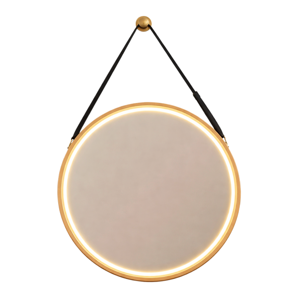 Round LED Mirror - Illuminated, Modern, Wall Mount
