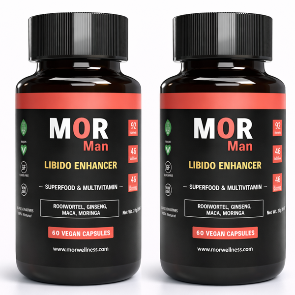 MOR Man Advanced Performance &amp; Libido Enhancer | Maca, Ginseng &amp; Rooiwortel