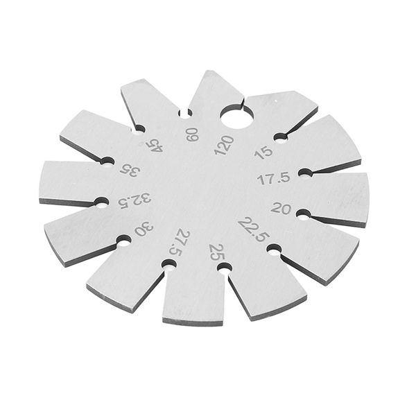 Tool Stainless Steel 15-120 Degree Angle Template Woodworking Tool Gauge