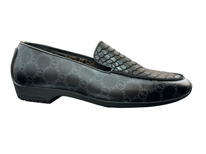 Rossimoda Floral Bloom GT9 Black Loafer