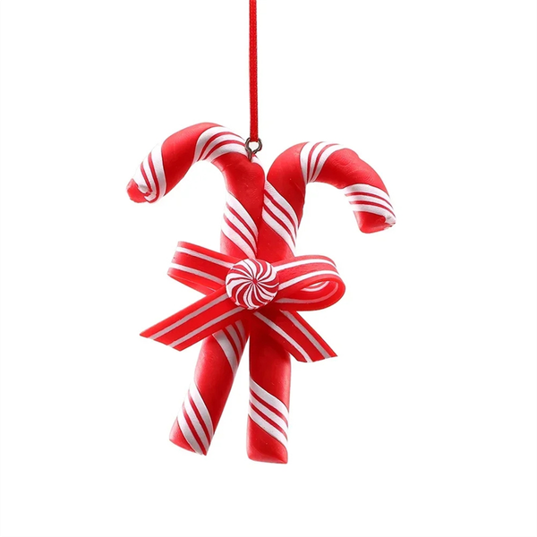 Christmas Tree Decoration Ornament Soft Clay Lollipop A