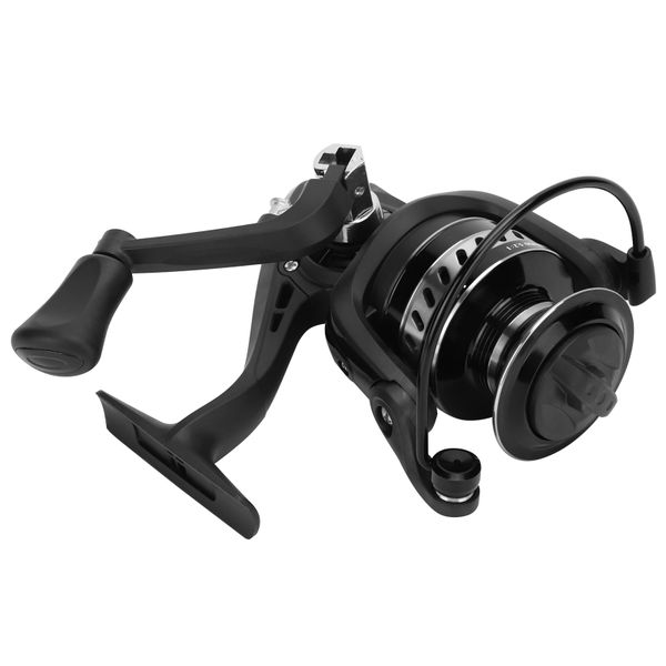 LS5000 Silver Black Metal Sea Rod Spinning Reel