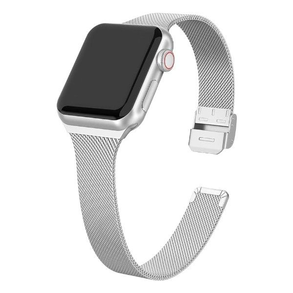 Stainless Steel Apple Watch Strap With Integrated Adapter - Rose Gold