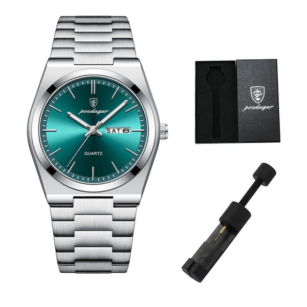 Men's Waterproof Quartz Watch With Strap Remover