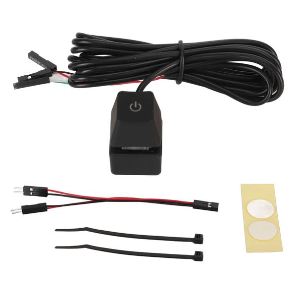 6.6FT PC Power Button, 7-Color LED, Mechanical, Desktop