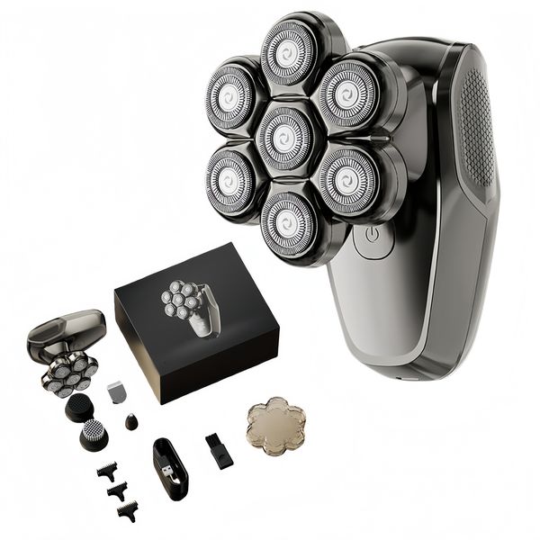 7D Head Shavers for Bald Men,5-in-1 Upgraded Electric Razor