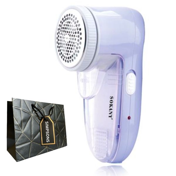 Sokany -Wireless Lint Remover Fabric Fuzz Shaver &amp; Luxury Simpsons Bag