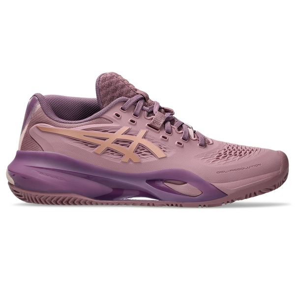 Asics Women's Gel-Resolution X Padel Shoes - Purple Oxide/Rose Gold