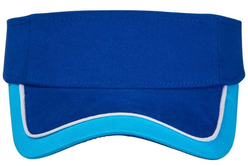 PepperSt Multi Visor Cap - Navy with Powder Blue Detail