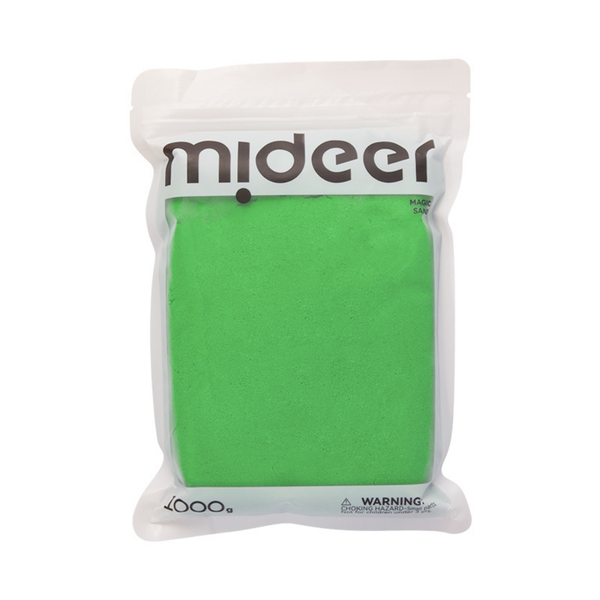 Mideer - Kinetic Sand for Sensory Play - 1kg Green