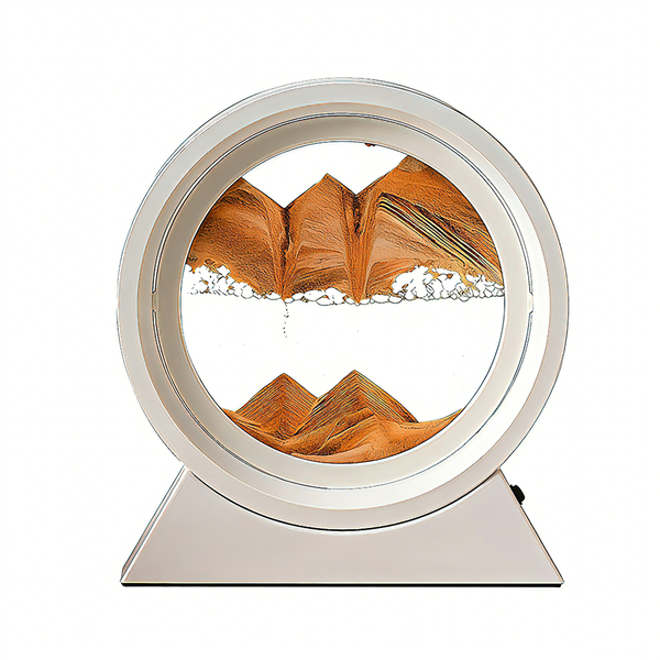 Portable Sand Table Lamp 360 Rotating Flowing Sand Art Decorative Lamp
