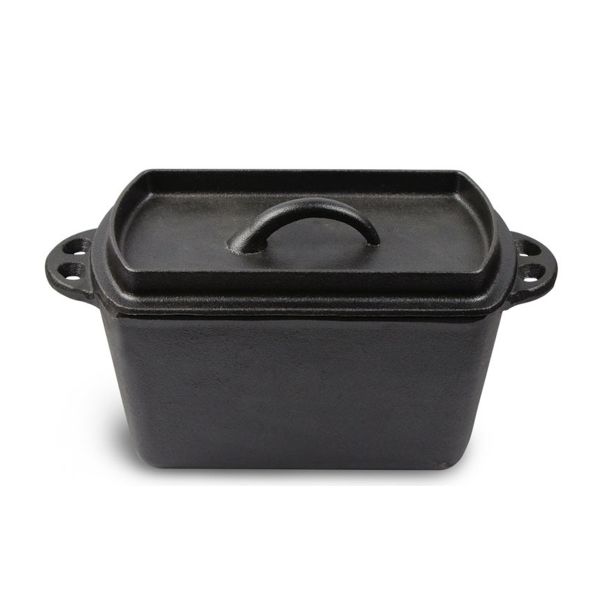 22x11x12.5cm Cast Iron Rectangular Toast Bread Mold Home Baking Tool Gift