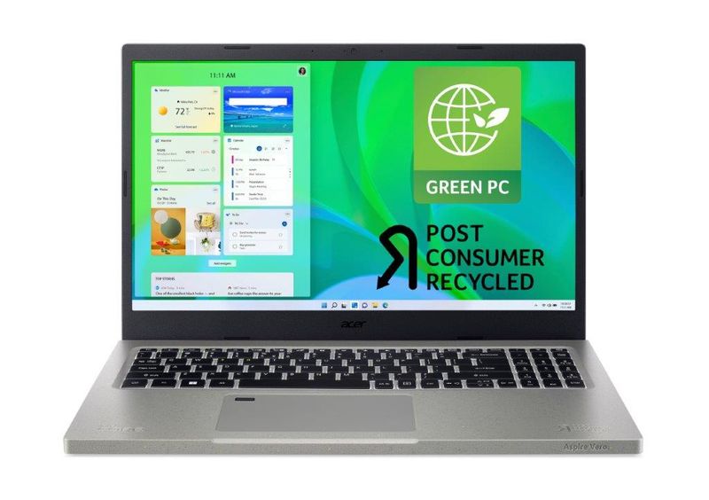 Acer Aspire Vero AV15 Green PC Core i5 8GB 512GB 15.6" FHD Notebook - Grey