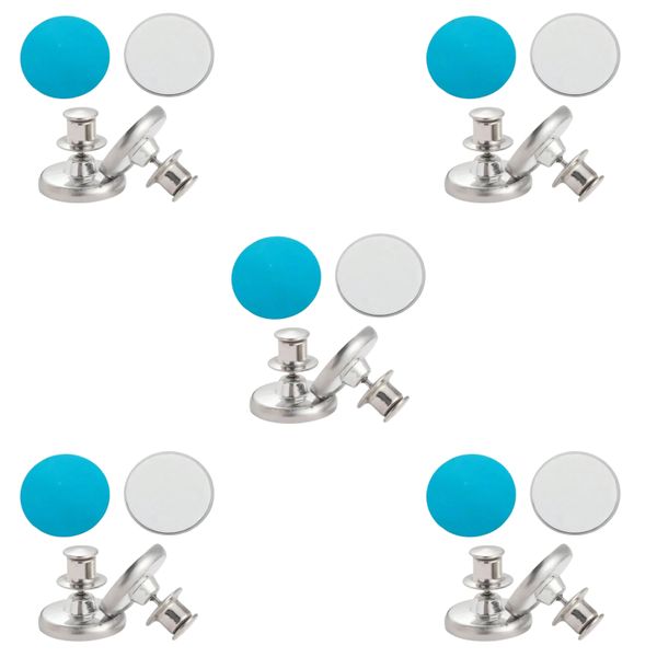 10 Magnetic Curtain Snap Fastener Sets - DIY Anti-Gap Curtain Magnets