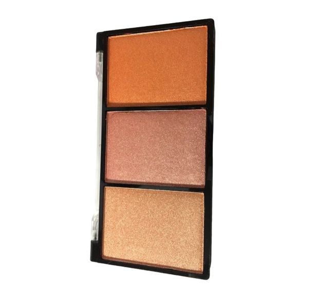 Gulflower shiny diamond 3 palette highlight /bronze 12g