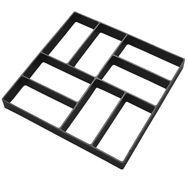 Tool 8-Cell Concrete Paving Pathways Courtyard Mould -40cm