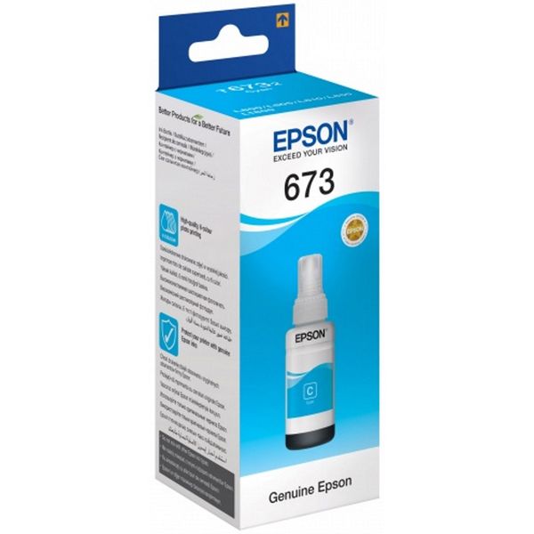 Epson ink bottle T6732 Cyan