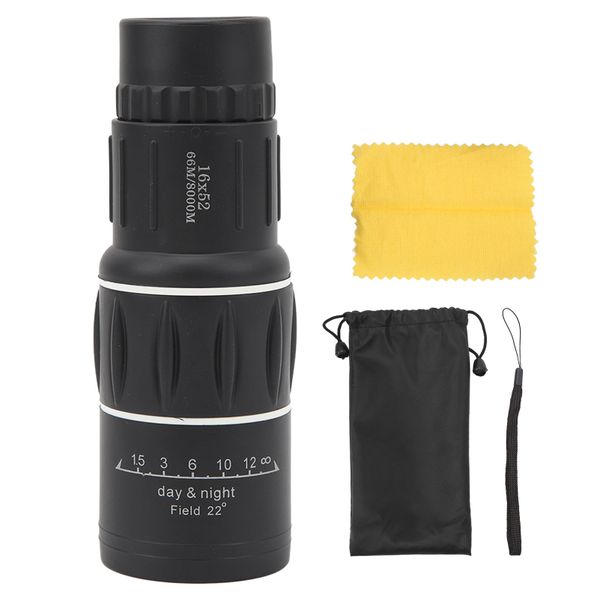 16x52 HD Pocket Monocular Ultra Light Portable Telescope
