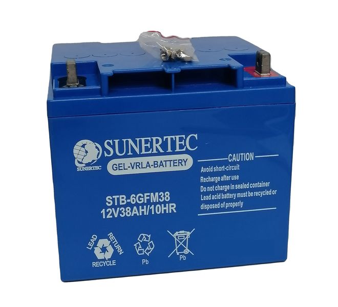 12V 38AH Gel Battery Sunertec