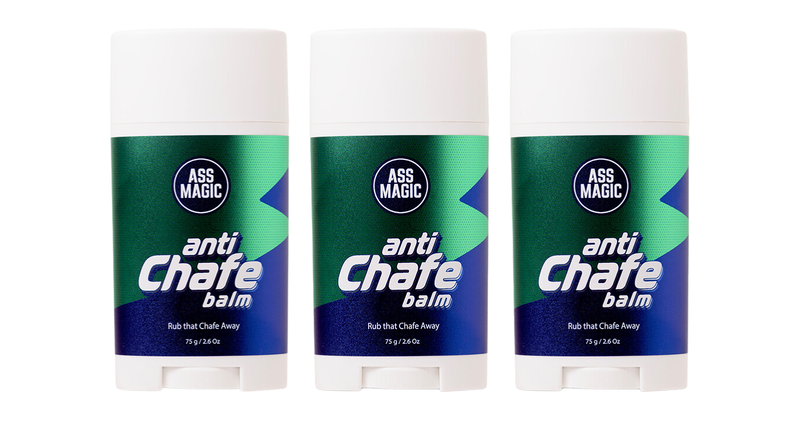ASS MAGIC Anti Chafe Balm - 3 x 60g Stick