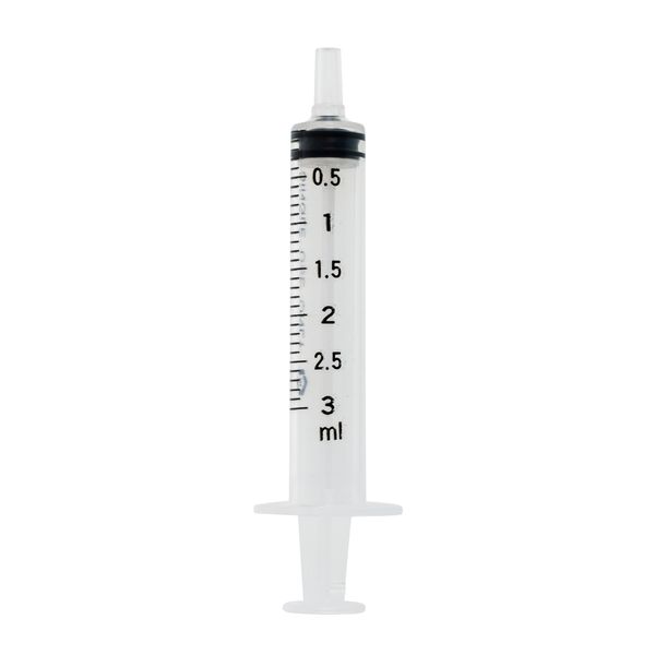 Syringe 3-Part Luer slip 3ml x100