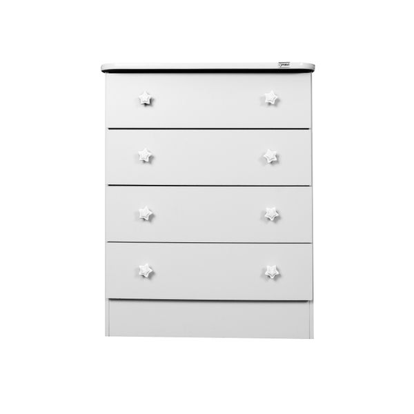 Linx Zia Kids Chest of Drawers - White